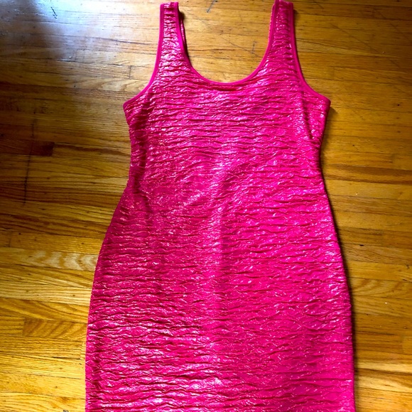 Material Girl pink stretch dress - Picture 1 of 5